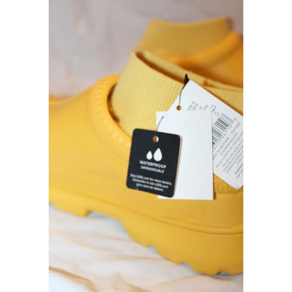 UGG‎ Women's Tasman X Clogs Waterproof Rain Shoes SMRV YELLOW NIB SZ 7